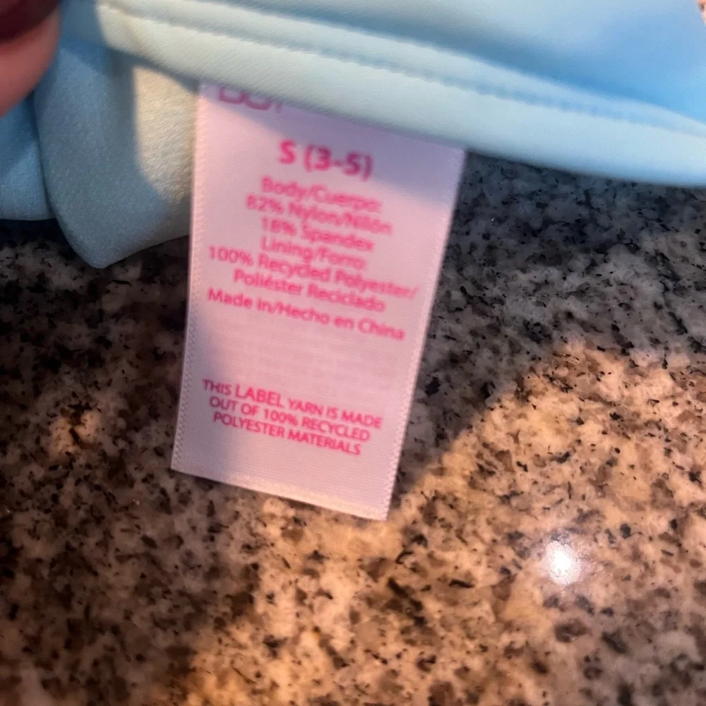 #342 No Boundaries Light Blue and Burgundy Bikini Set. Two for the price of one - Picture 4 of 9